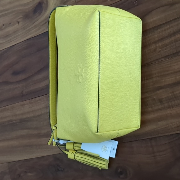 Tory Burch Thea Pebbled Leather Small Slouchy Shoulder Bag + Gift Bag Nw… - Picture 5 of 8